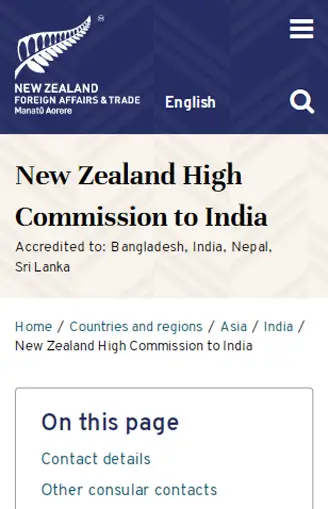 newzealand-embassy in delhi